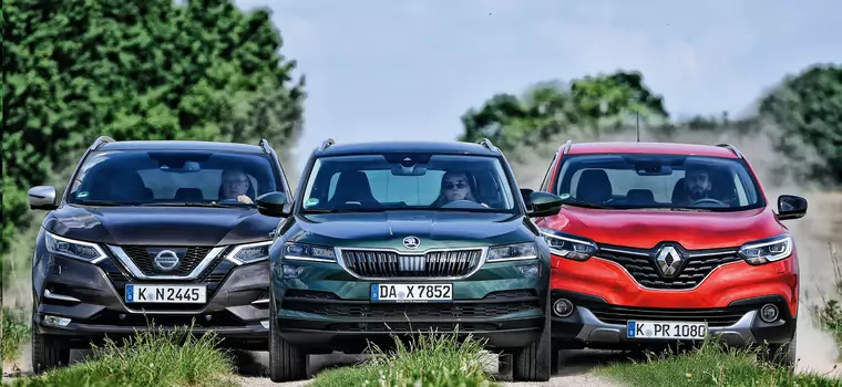 Nissan Qashqai kontra Renault Kadjar i Skoda Karoq - który model będzie lepszym wyborem?