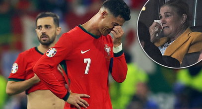 Cristiano Ronaldo w trakcie meczu zalał się łzami. Nie tylko on. Kamery uchwyciły poruszający obrazek [ZDJĘCIA]