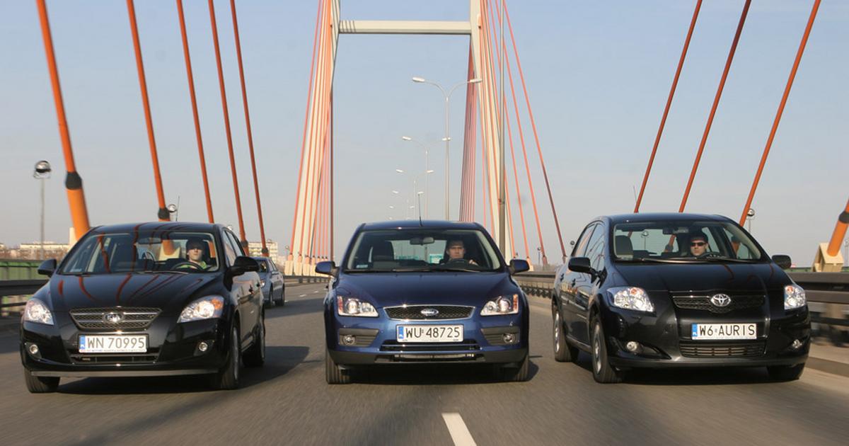 Ford Focus kontra Kia cee'd i Toyota Auris czy każdy