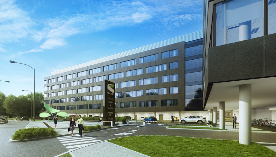 Inwestycja zlokalizowana jest u zbiegu ulic Lotniczej, Na Ostatnim Groszu, Legnickiej i Milenijnej. Bliskość przystanków komunikacji miejskiej oraz główne arterie komunikacyjne Wrocławia pozwalają na szybki dojazd do centrum miasta przy jednoczesnym bardzo dobrym połączeniu z lotniskiem i autostradową obwodnicą A8 . <br><br> wizualizacja: materiał prasowy Echo Investment