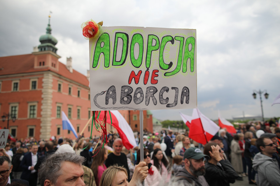 W marszu w stolicy wzięły udział rodziny z dziećmi