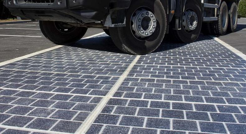 WattWay is a new 'solar road' being built by French transport giant Colas and the French government