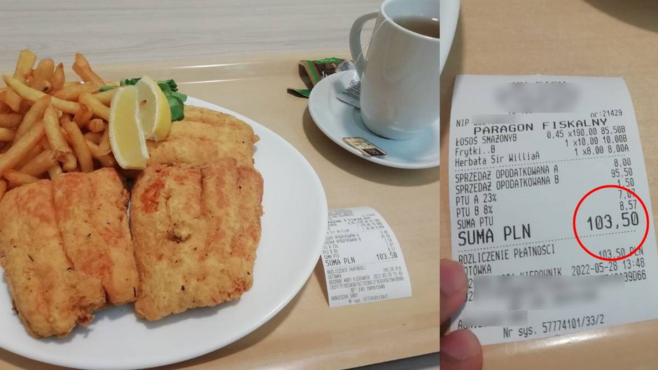 Cena obiadu dla jedej osoby w Kołobrzegu