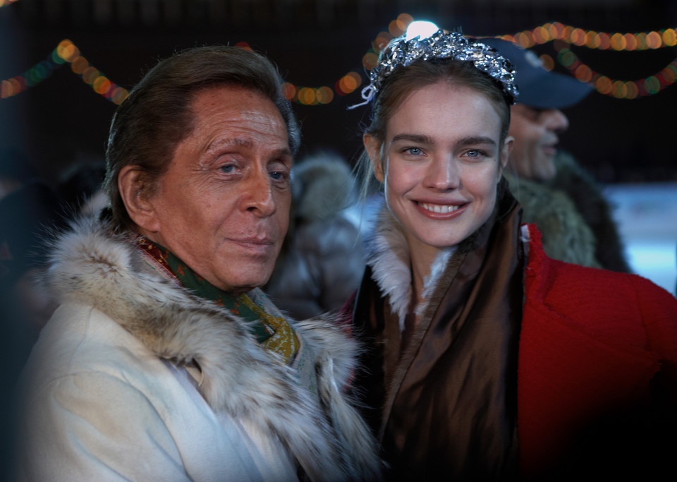 Valentino Garavani i modelka Natalia Vodianova / fot. Getty Images