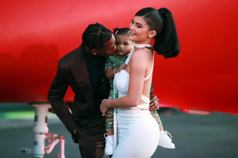 Kylie Jenner dziecko Stormi fot. Rich Fury/Getty AFP/East News