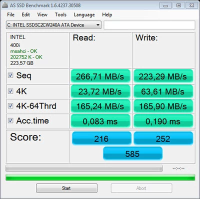 AS SSD Benchmark 1.6