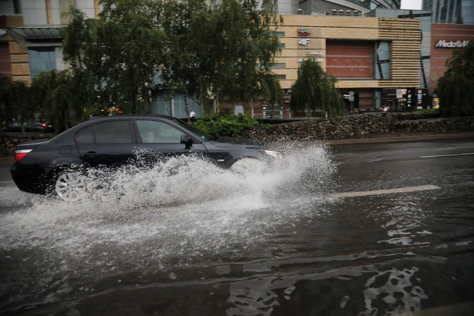 Warszawa po ulewie