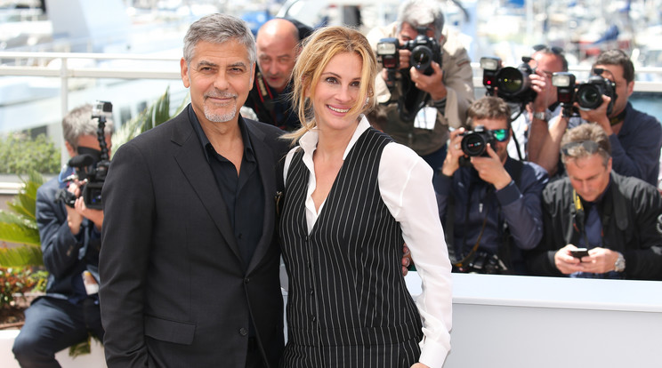 Julia Roberts és George Clooney együtt Fotó: Getty Images