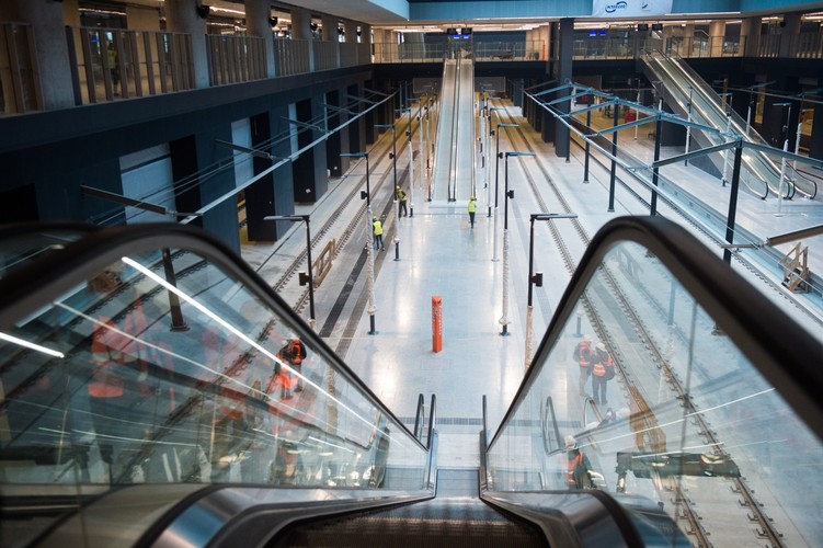 Dworzec Łódź Fabryczna  <br><br>fot. (gm/cat) PAP/Grzegorz Michałowski