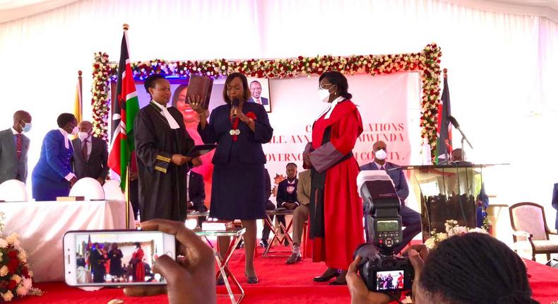 Ann Kananu Mwenda sworn in as Nairobi Governor (Courtesy)