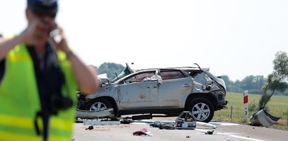 Śmierć w nissanie! Wypadek koło Zielonej Góry