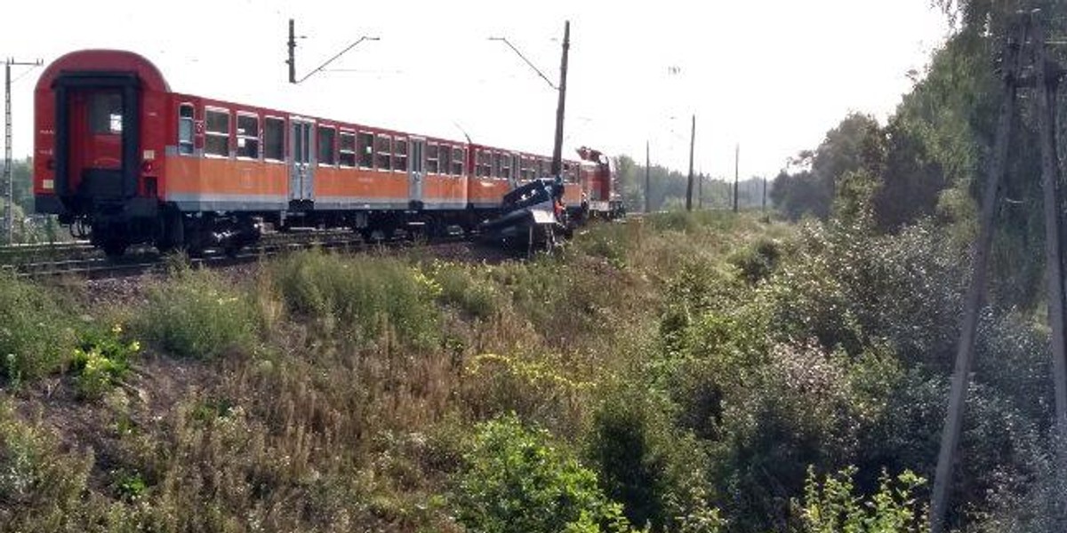 Wypadek w Miedniewicach pod Skierniewicami