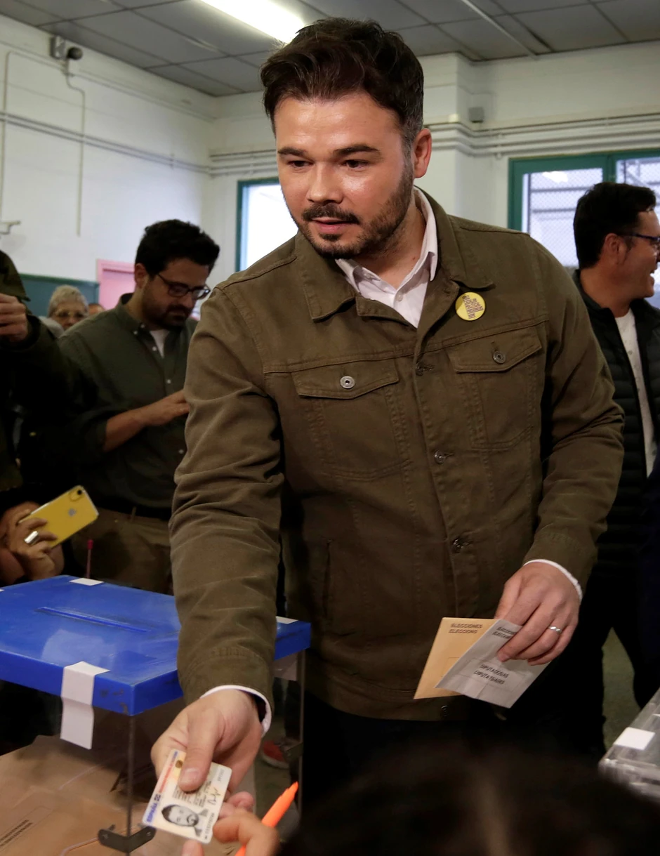 Gabrijel Rufijan, glavni kandidat Republikanske levice Katalonije (ERC)