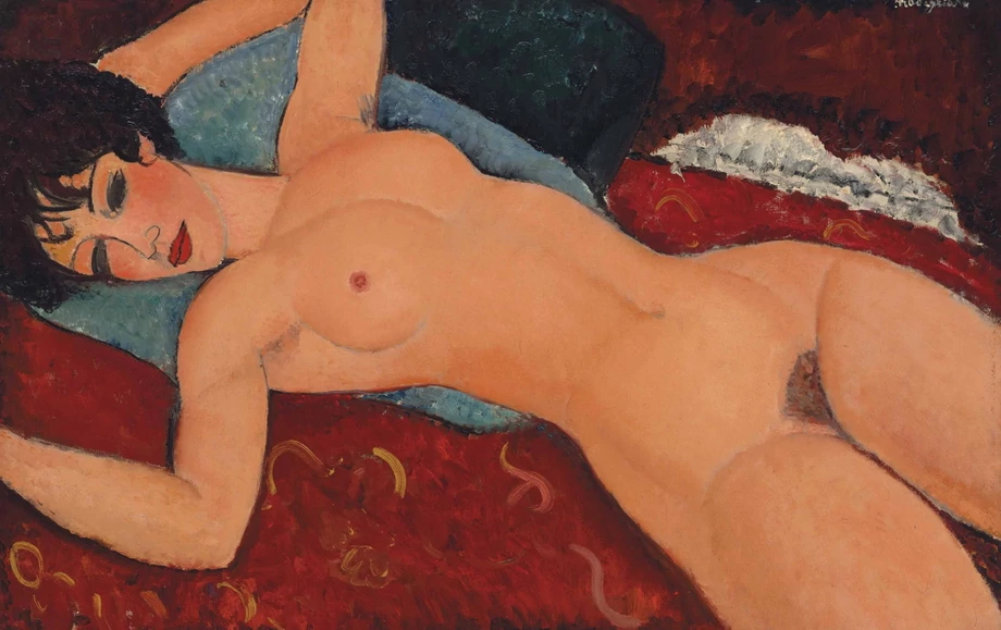 Amadeo Modigliani, „Nu couché”, 1917