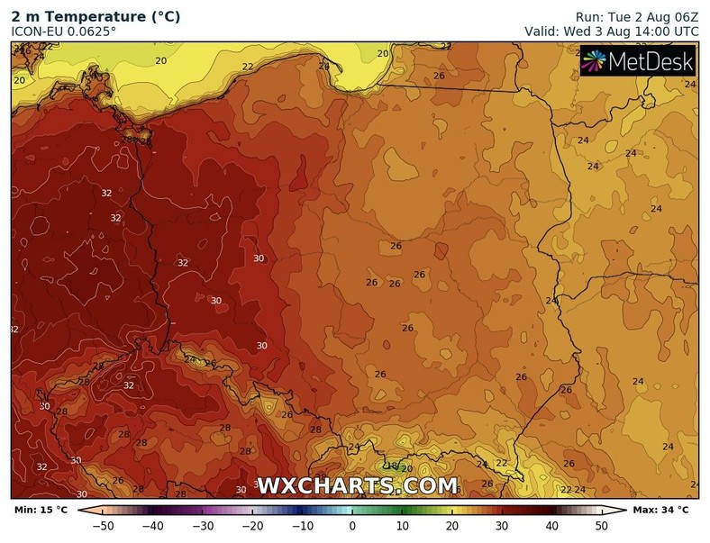 Na zachodzie zrobi się upalnie