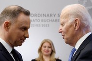 Andrzej Duda i Joe Biden