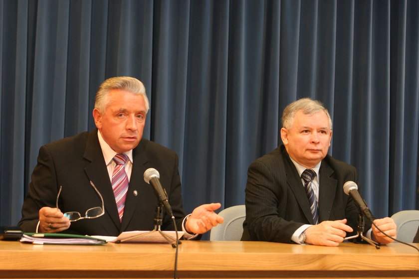 Jarosław Kaczyński i Andrzej Lepper