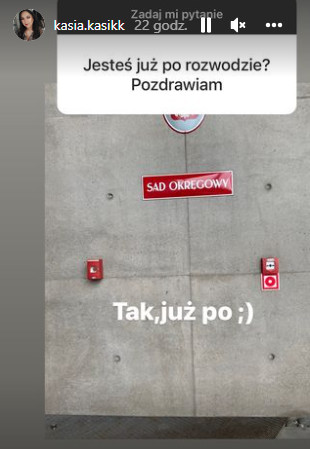 Katarzyna Zięciak na Instagramie