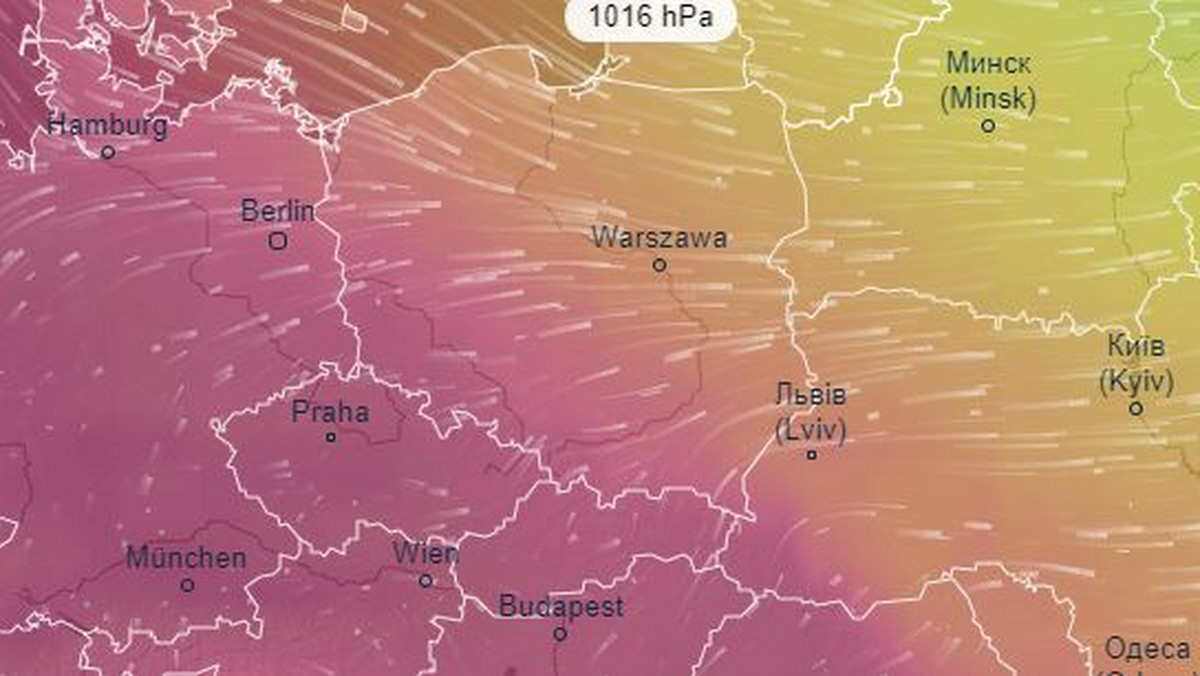 Nad Polskę nadciąga niż Joyce i spowoduje znaczny spadek ciśnienia. Ponadto Instytut Meteorologii i Gospodarki Wodnej wydał we wtorek ostrzeżenia pierwszego stopnia przed silnym wiatrem na północy kraju.