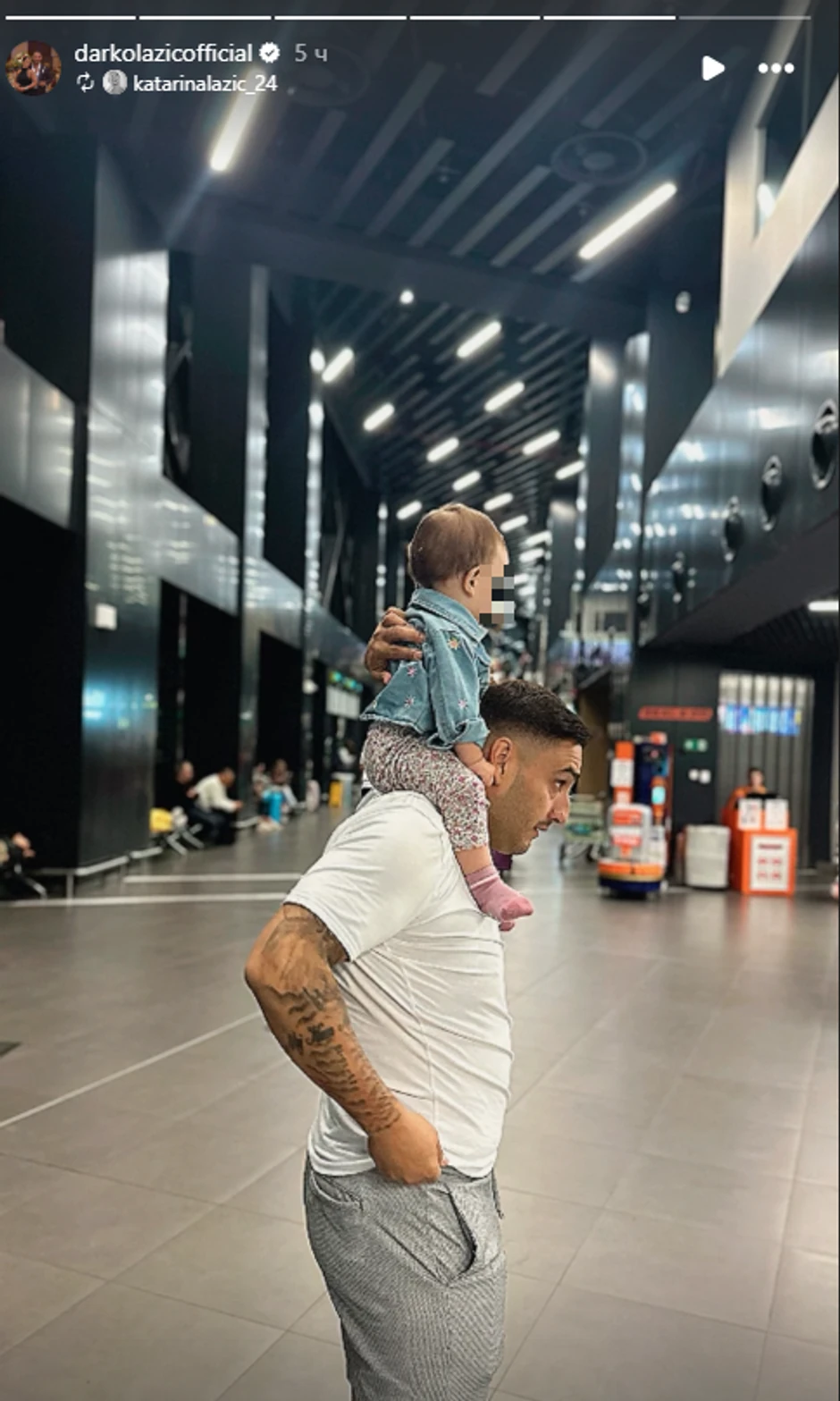 Darko sa ćerkom Srnom