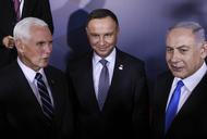 Andrzej Duda Benjamin Netanjahu Mike Pence