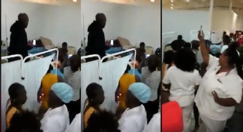 Chaos erupts inside hospital as mysterious bird allegedly flies into the facility and turns into woman (video)