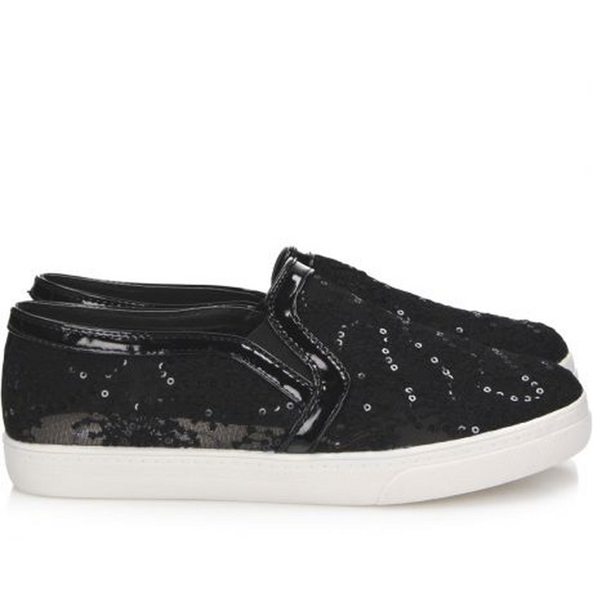 Slip On Glossy Black