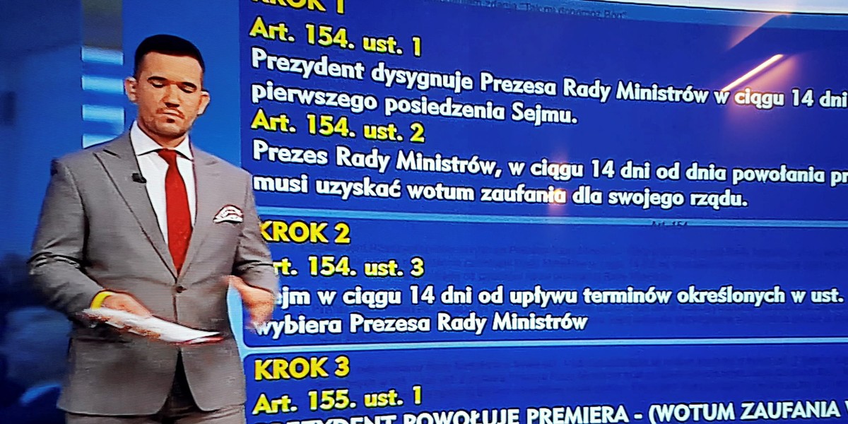 Wpadka na antenie TVP. 