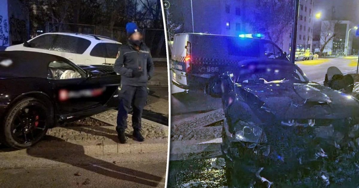 Wrak na drodze, krew na twarzy. Pijany mężczyzna mówił o "tajemniczym nieznajomym"