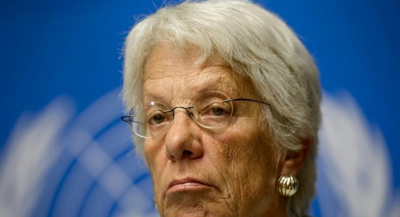 Del Ponte made the shock announcement earlier this month that she would resign from the UN Commission of Inquiry on Syria