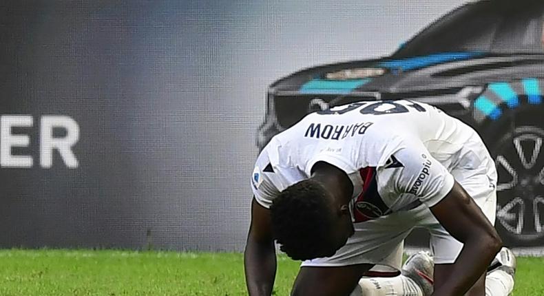 Gambian forward Musa Barrow scored a late winner for Bologna