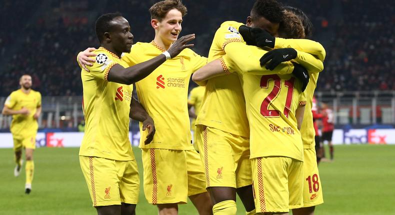 Liverpool became the first English side to win all six of their matches in the group stages. 