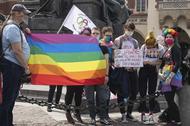 LGBT protest Andrzej Duda
