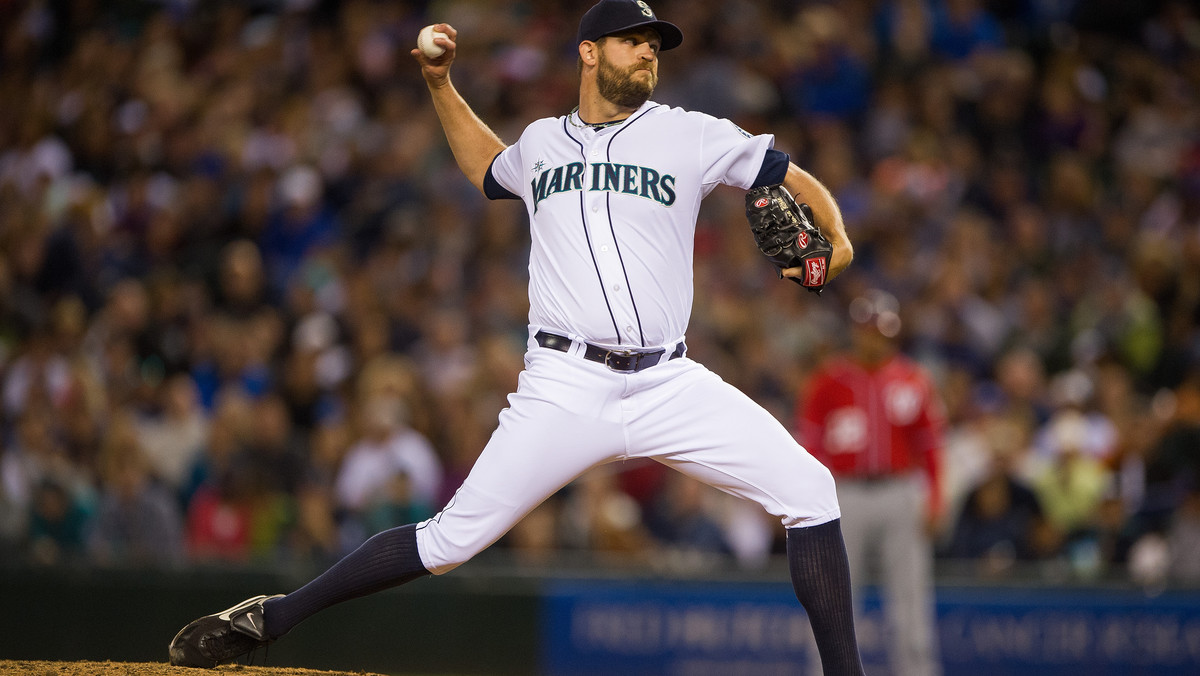 Tom Wilhelmsen, zawodnik Seattle Mariners grający na pozycji miotacza, podczas ostatniego meczu z Los Angeles Angels, pokazał wszystkim swojego kocie ruchy.