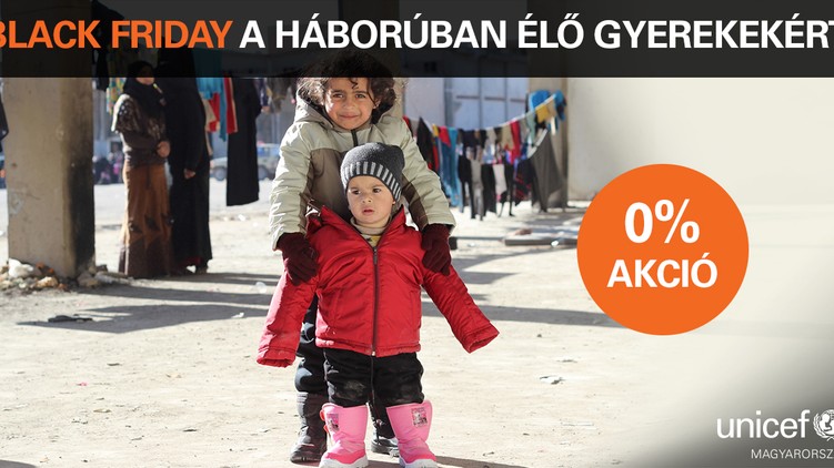 unicef, black friday, akció