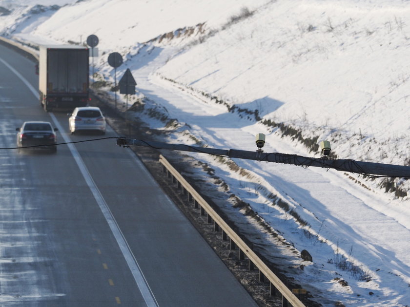 Autostrada A1 z odcinkowym pomiarem prędkości