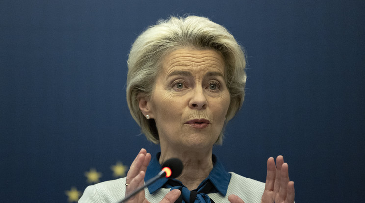 Ursula von der Leyen gratulált Bulgáriának és Romániának, amiért kemény munkával elérték, hogy csatlakozhassanak a schengeni övezethez / Fotó: MTI/EPA/Andres Martinez Casares