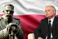 Józef Piłsudski Jarosław Kaczyński