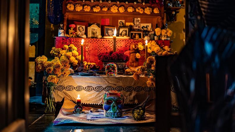 Altar of love and memory also known as ofrendas [UtahStateUni]