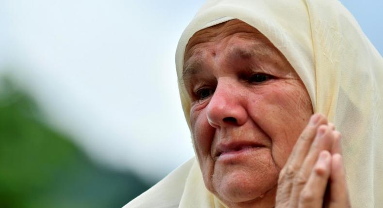 Mejra Djogaz, 71, lost her sons Omer, 19, and Munib, 21 during the massacre