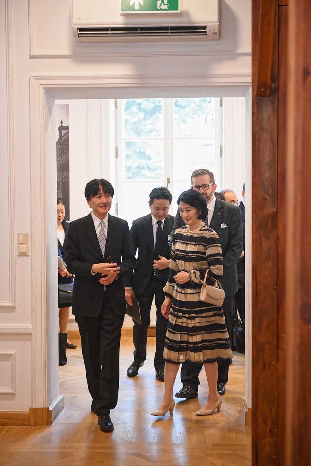 Japońska para książęca w Muzeum Marii Skłodowskiej-Curie