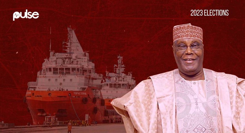 The Presidential candidate of the Peoples Democratic Party, Atiku Abubakar.  