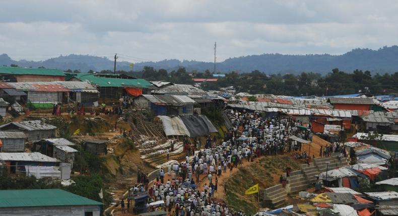 Hundreds of thousands of Rohingya fled to Bangladesh to escape a military crackdown in Myanmar