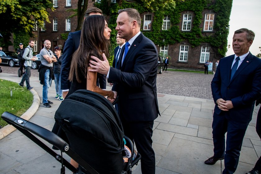 Duda tuli Martę Kaczyńską na Wawelu. Dawno się nie widzieli