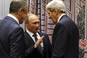 Putin Ławrow Kerry