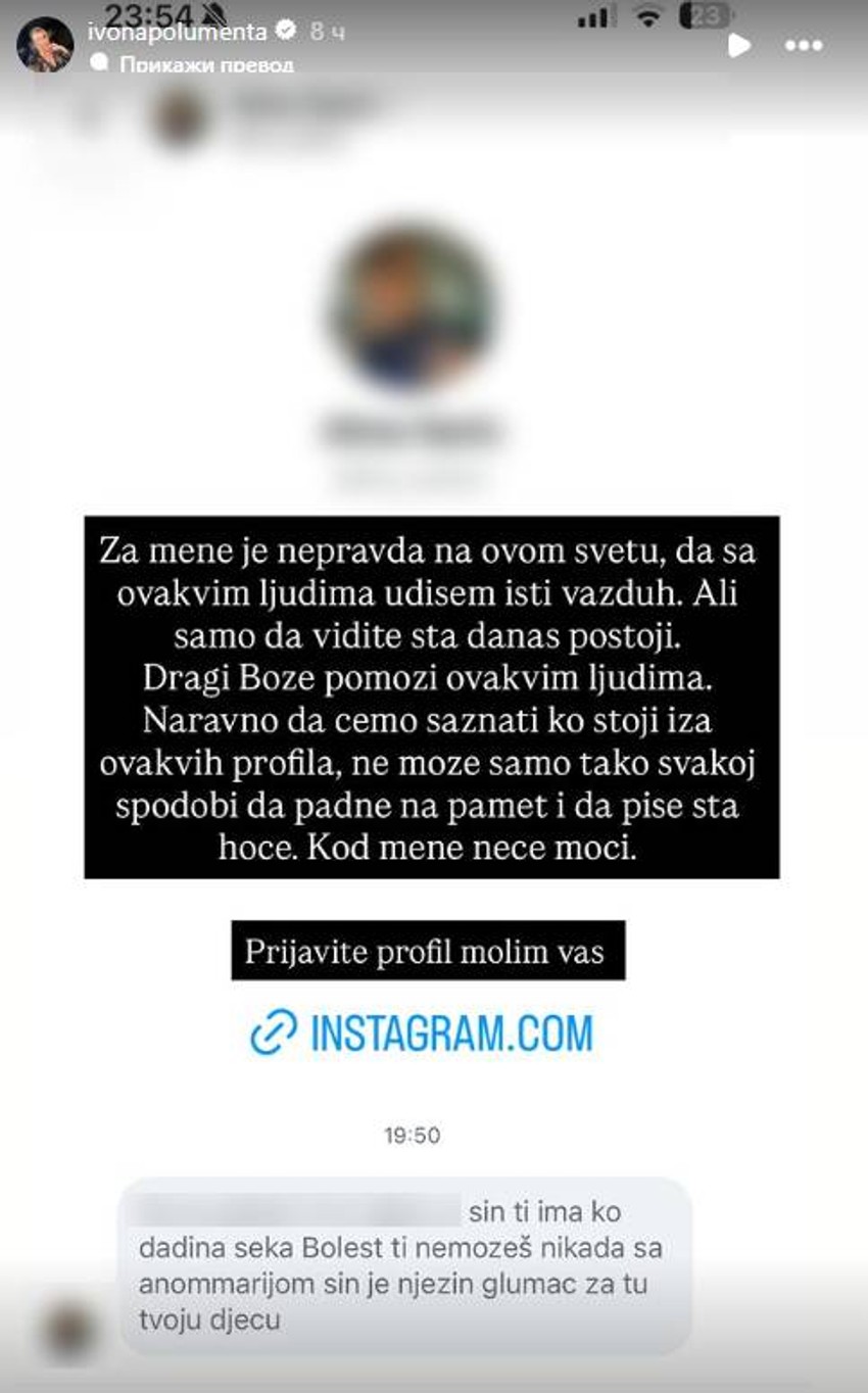 Ivona Polumenta, objava