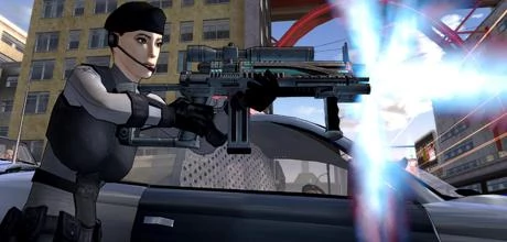 Screen z gry "Crackdown"