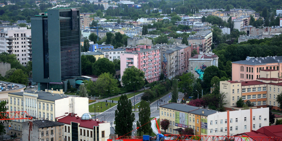 łódź panorama miasta