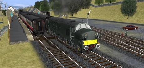 Screen z gry "Trainz Simulator 2009"