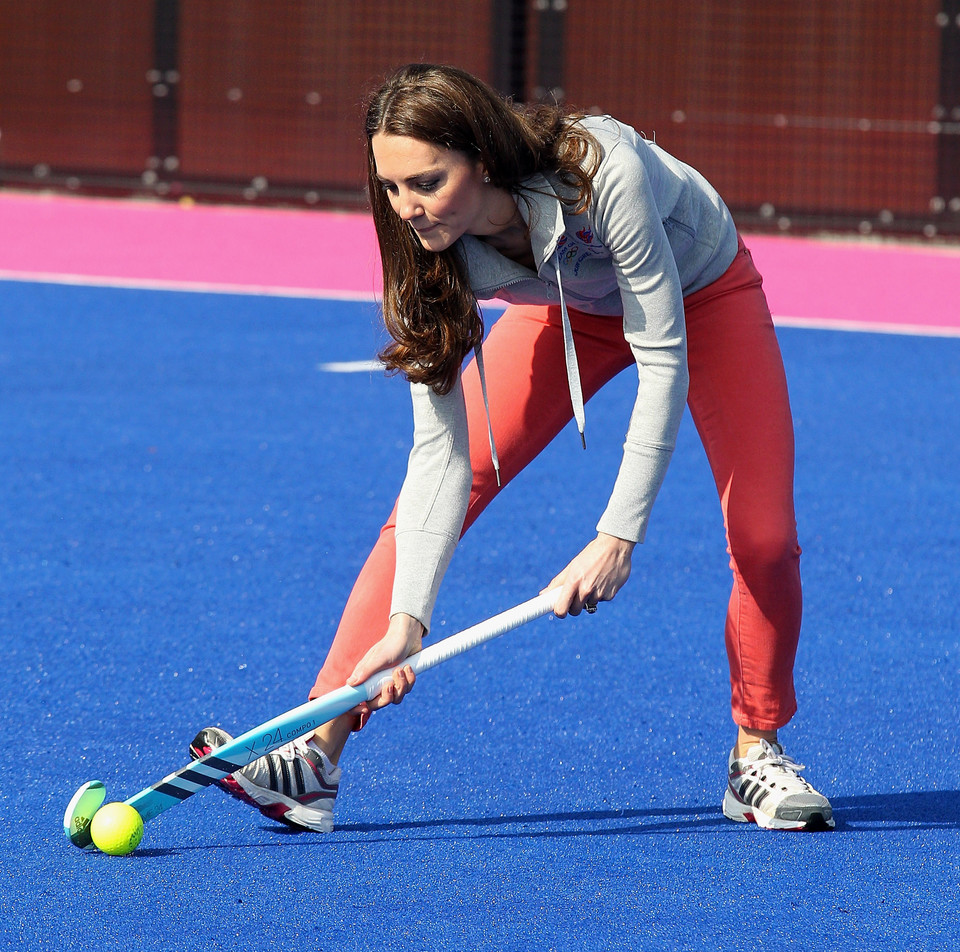 Księżna Catherine gra w hokeja w Parku Olimpijskim
